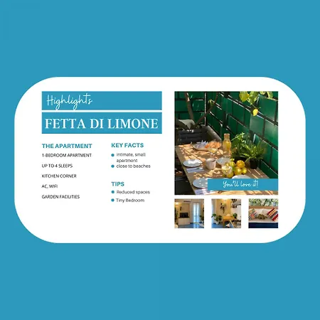 Fetta Di Limone With Ac And Patio Apartamento